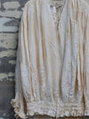 Mutedance 25 Autumn/Winter Drawstring V-Neck Shirt Hand-dyed Classic MD-MD25FW48-nude (MD25FW47)